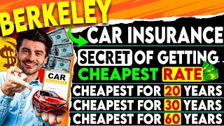 Only $150/M 😱 Cheapest Car Insurance in Berkeley CA🎯