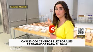 27/5/23 - Todo listo en los colegios electorales para el 28M