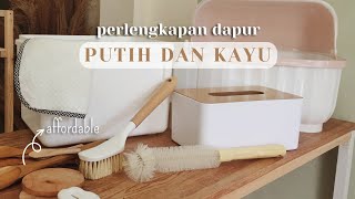 UNBOXING BARANG AESTHETIC SERBA PUTIH DAN KAYU #haulshopee  #unboxing