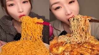 ASMR EP 565 Delicious foods eating, eating spicy food, asmr eating challenge