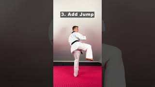 Jump Spin Hook Kick in taekwondo #kick #kickboxing #taekwondo #viral #trending #shorts #karate#dltkd