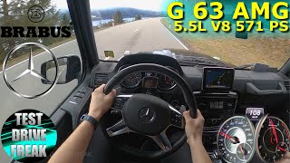 2017 Mercedes-AMG G 63 Brabus 5.5L V8 571 PS COUNTRY ROAD DRIVE BLACK FOREST GERMANY