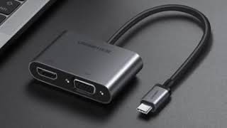 Hub Chuyển USB Type C Sang HDMI Và Vga Ugreen