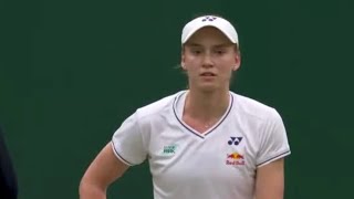 Elena Rybakina wins by service clinic Anna Kalinskaya retires| Elina Svitolina blast 8 Aces 🎾💥💥