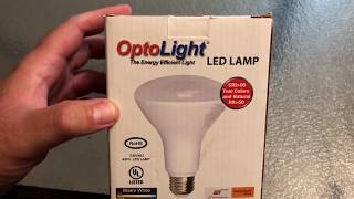 OPTO LIGHT LED LAMP LIGHT (DIMMABLE) UNBOXING