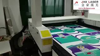 sportswear factory, sportswear customizationA machine for making sportswear Visual laser cutting