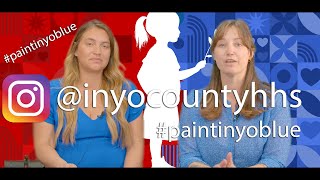 Help Inyo County HHS Paint Inyo Blue on Friday, April 6, 2024 in Child Abuse Awareness Month