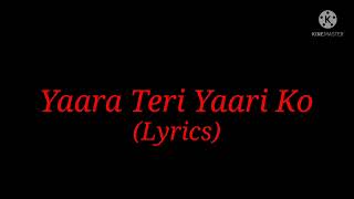 Recreated Song: Tere Jaisa Yaar Kahan (Lyrics) By Rahul Jain