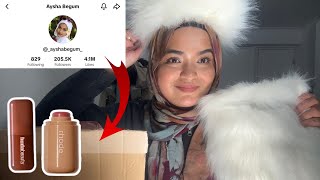 Unboxing Gifts from Beauty Influencer Aysha Begum! #Unboxing #BeautyGifts