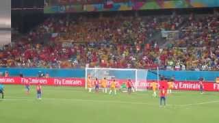 Gol Alexis Sanchez - Chile vs Australia - Brasil 2014