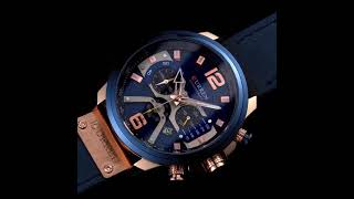 CURREN Quartz Chronograph Mens watch Casual Sport Style. V-5