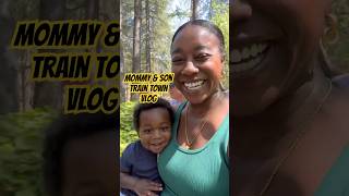 MOMMY AND SON TRAVELS| TRAIN TOWN| #boymom