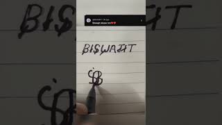 Biswajit logo 🔥 how to create professional logo #viral #trending #brand #shorts