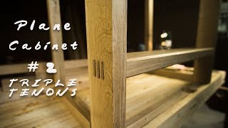 Japanese Inspired Plane Cabinet #2 TRIPLE TENONS & Front Frame Done