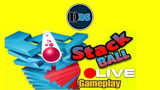 Stack Ball 3D Live Gameplay #shortsfeed #shortslive #stackball