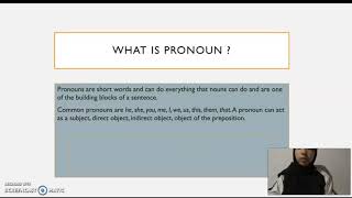 TOPIC 9 PRONOUN // TIARA CLAUDYA