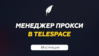 Менеджер прокси в Telespace | Инструкция