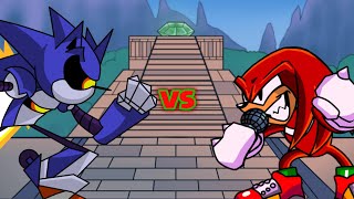 Metallic Chaos Knuckles VS Mecha Sonic (Friday Night Funkin Mod)