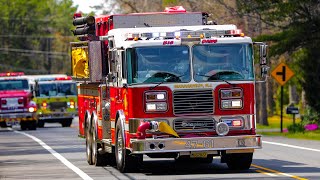 River Road Wildfire (Large Response) Washington Township New Jersey 4/18/23