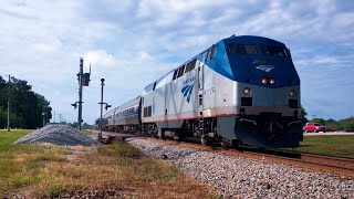 (Shortened)Amtrak P090 Flys past Goose Creek, SC with no Baggage Car and 4 Amfleets!