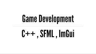 Sviluppo di GUI dinamica in C++ (SFML && ImGui)