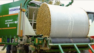 Baling and Wrapping Maize Silage | Orkel MP2000 Compactor | Marla bvba