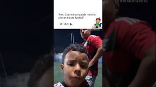 ISSO ACONTECE QUANDO O PAI LEVA O FILHO PARA O FUTEBOL #shorts