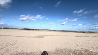 The beach at Berck on the English Channel.