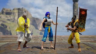 Soulcalibur VI Character Creation: Alola Trail Captains, Kahuna and Pokemon League Challengers