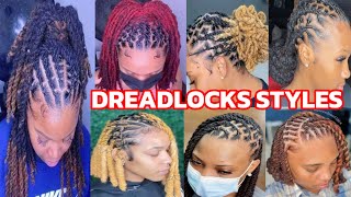 50+ dreadlocs styles|lastest & treading locs hairstyles |natural & artificial locs hairstyles