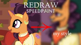 𝐒𝐏𝐄𝐄𝐃𝐏𝐀𝐈𝐍𝐓 [redraw] MLP ART // ibis Paint