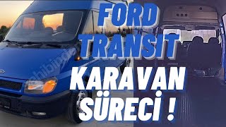 Transit'ten Karavan Olur mu? + Döner Koltuklar! Aracı Daha Büyük Kullanabilmek! KARAVAN #2