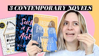 I read 3 CONTEMPORARY novels! Here's what happened 👀😩