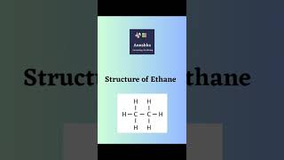 || Structure of Ethane || Anushka Learning Academy || #structure #ethane #carbon #alkanes #shorts