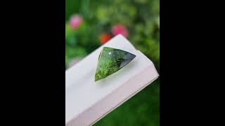 Rare 28.64 ct Natural Rutile Peridot | Cushion Cut | Pakistan Origin