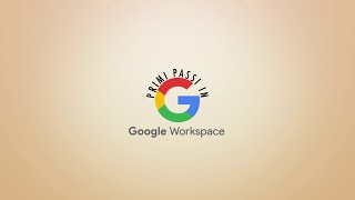 Primi passi in Google Workspace PROMO