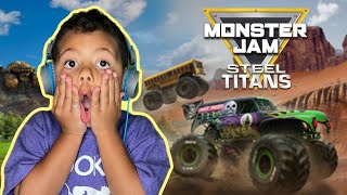 Monster Jam Steel Titans XBOX Gameplay | LEARNING WHAT IT TAKES TO BE A MONSTER TRUCK DRIVER