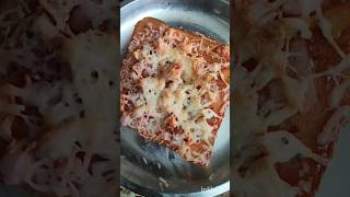 Bread Pizza in Air Fryer #shorts #youtubeshorts