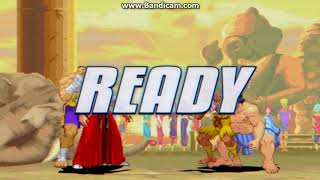 dhalsim & E Honda Vs Geese & Sagat