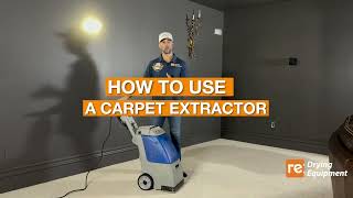 How to Use a Carpet Extractor?