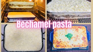 المكرونة الباشاميل على اصولها باللحم والدجاج على طريقتي👌 pasta Bechamel