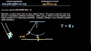 fpc112 - Huśtwka - GRUDZIEŃ 2004 / A1 - Zadanie z fizyki - filoma.org