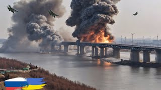 1 Minute Ago! Ukrainian attack destroys strategic bridge in Russia's Kursk