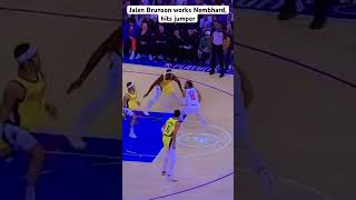 Pacers Vs Knicks: Jalen Brunson shakes Nembhard, hits jumper #highlights #nba #shorts