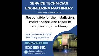 Service Technician | Engineering Machinery | Melbourne