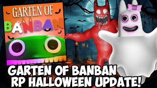 GARTEN OF BANBAN RP HALLOWEEN UPDATE NEWS AND LEAKS! 🎃👻 (NEW SPOOKY CODE!)