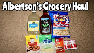 ALBERTSONS GROCERY HAUL APRIL 2024