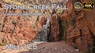 Stone Creek Fall - Mile 125 - Grand Canyon NP - Colorado River - V360