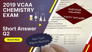 VCAA 2019 - Question 2 (Reaction Pathways) - Chemistry Exam Walk-through