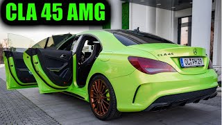 A venit pe platforma direct din Germania. Mercedes CLA 45 Amg FULL WRAP